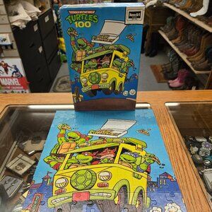 Vintage TMNT Teenage Mutant Ninja Turtles Pizza Van Party Puzzle